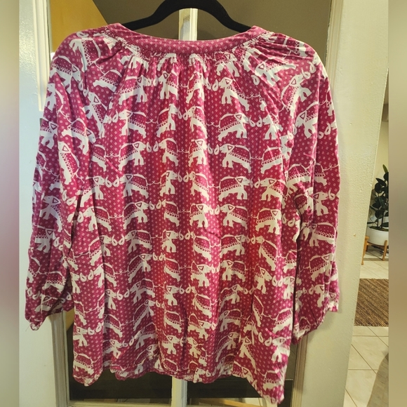 Crown and Ivy blouse 2x - Picture 2 of 3